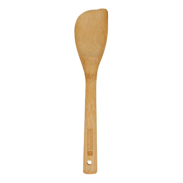 طقم أدوات مطبخ خشبي 4 قطع Royalford - 4 Pieces Carbonized Bamboo Kitchen Tools Spoon - SW1hZ2U6NDA1MjA5
