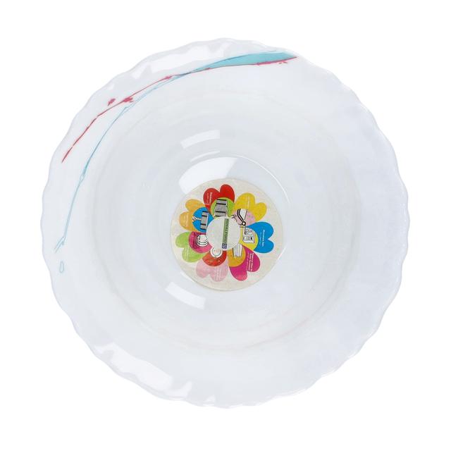 طبق حساء عميق أوبال 5 بوصة Royalford - 5-Inch Opal Ware Round Soup Bowl With Artflower Design - SW1hZ2U6NDAwNzEw