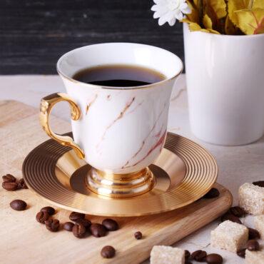 كوب شاي مع صحن ( 12 قطعة ) Royalford - Porcelain Tea Cups With Saucer