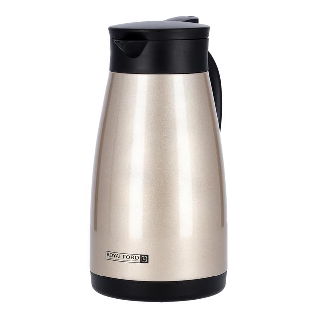 Royalford 1.5l Coffee Pot - Portable Heat Insulated Thermos For Keeping Hot/Cold Vacuum Insulation - SW1hZ2U6MzcyMzMz