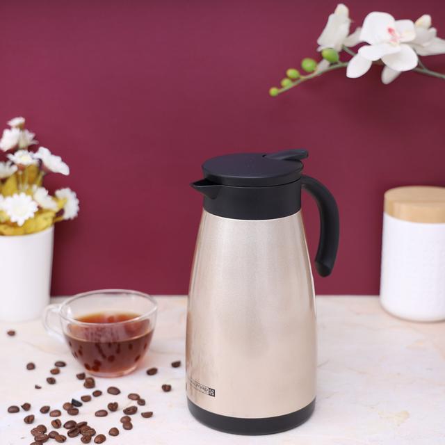 Royalford 1.5l Coffee Pot - Portable Heat Insulated Thermos For Keeping Hot/Cold Vacuum Insulation - SW1hZ2U6MzcyMzMx