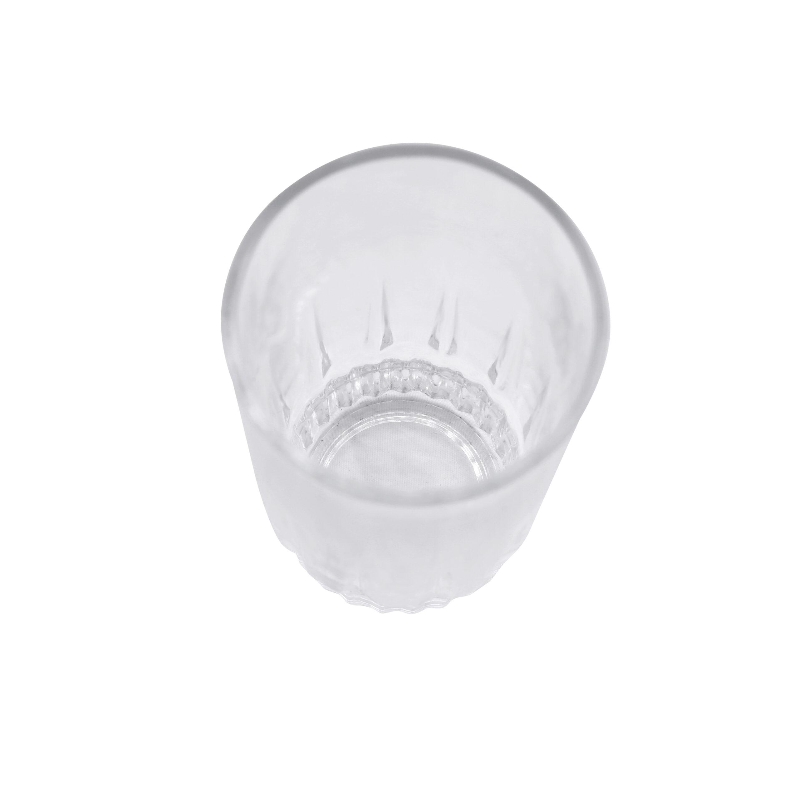 طقم كاسات عصير زجاجي 6 قطع 240 مل Royalford - 6Pcs 240Ml Glass Tumbler - Portable Water Cup Drinking Glass - cG9zdDo0MDM0ODI=