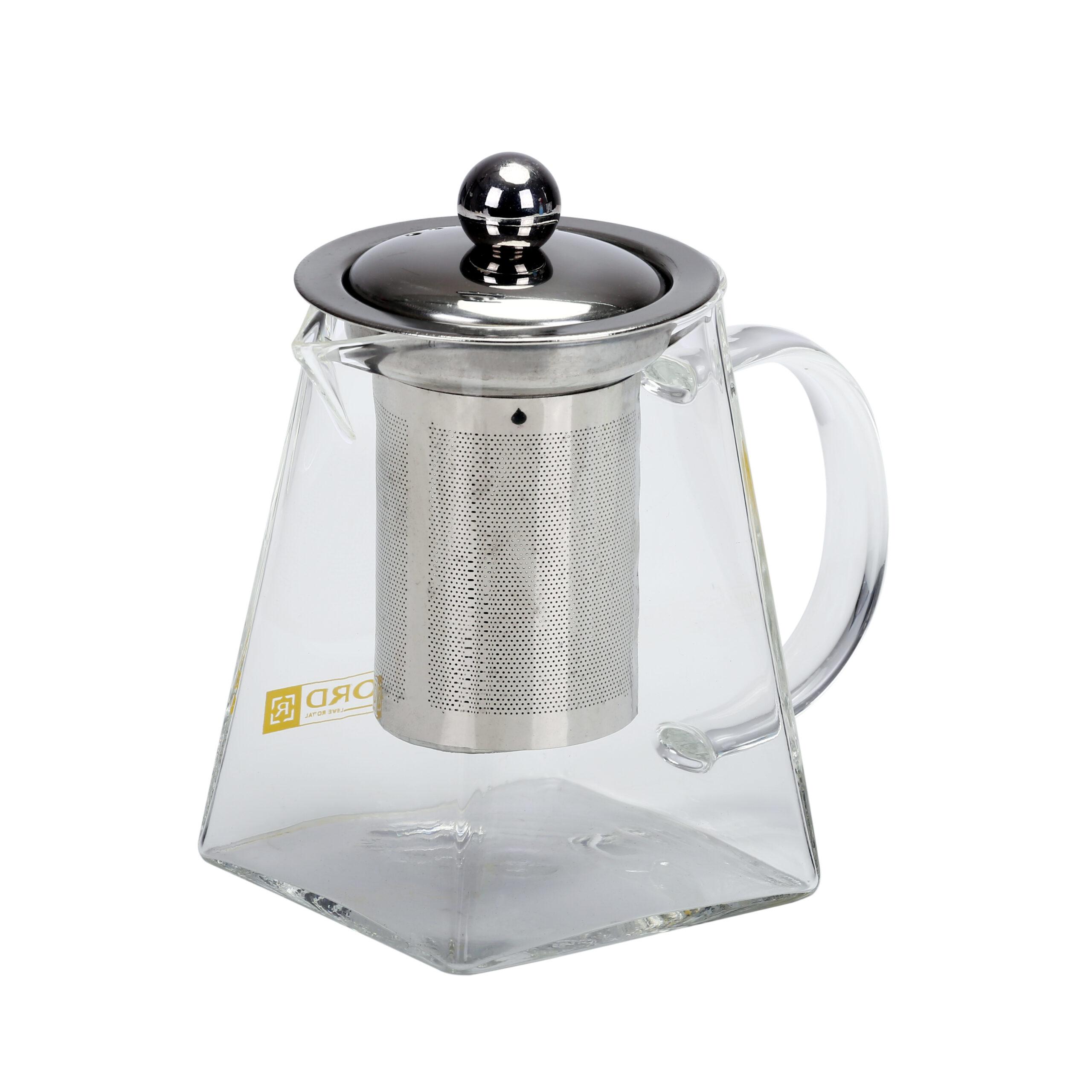 إبريق شاي زجاجي 550 مل  Royalford Glass Tea Pot
