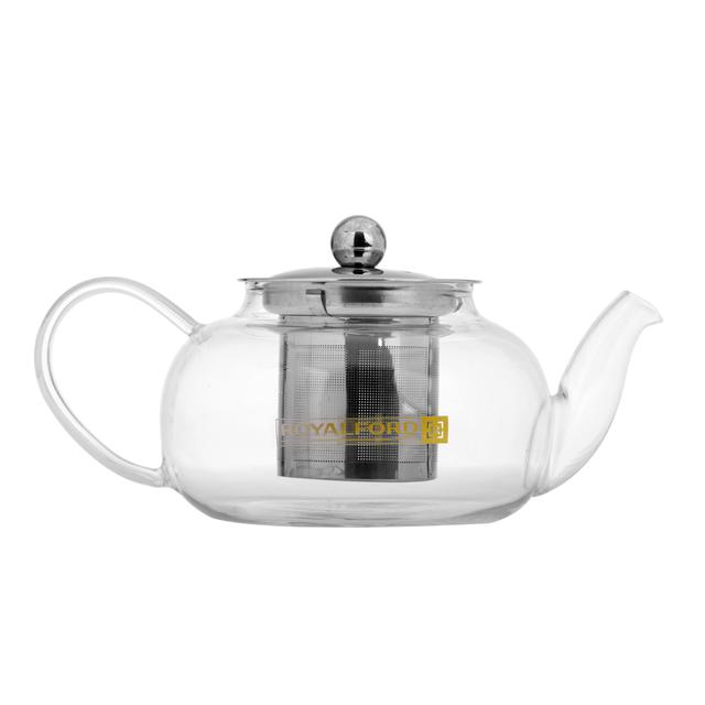 ابريق شاي زجاجي سعة 600 مل Glass Tea Pot - Royalford - SW1hZ2U6NDIwMzE5