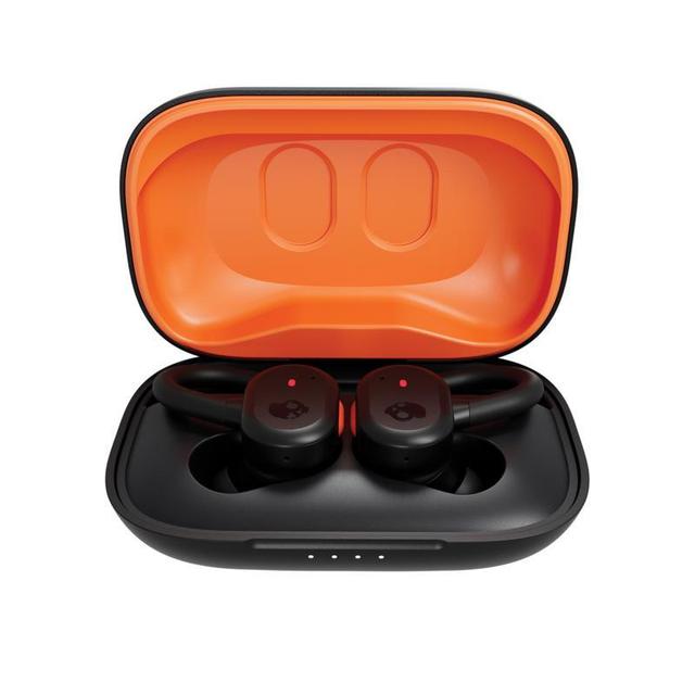 Skullcandy Push Active True Wireless In-Ear Headphones - True Black/Orange - SW1hZ2U6MzU3NTg3