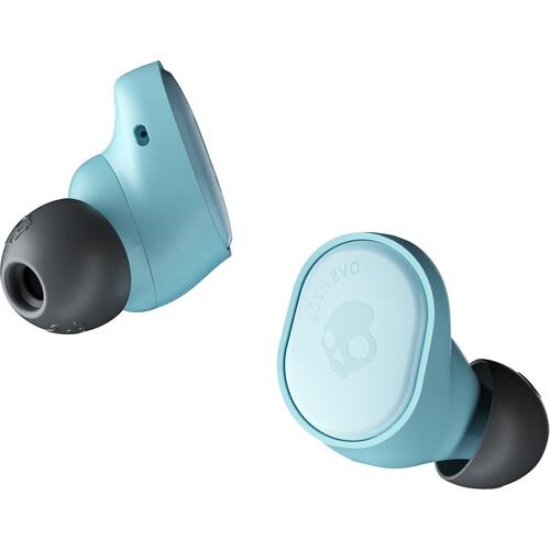 Skullcandy Sesh Evo True Wireless In-Ear Earphones - Bleached Blue - SW1hZ2U6MzU3ODE0