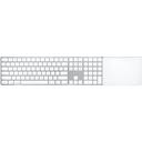 Twelve South MagicBridge Extended | Connects Apple Magic Trackpad 2 to Apple Wireless Keyboard w/ Numeric KeyPad, Trackpad and Keyboard not Included - White - SW1hZ2U6MzYzMjkw
