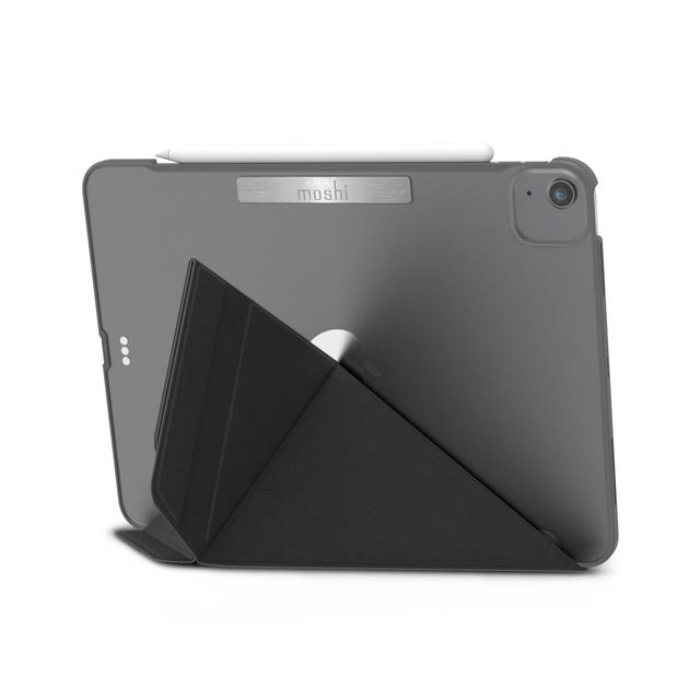 Moshi VersaCover Case for iPad Air (10.9-inch, 4th Gen)/iPad Pro (11-inch) - Premium smart & Foldable Cover - 3 Viewing Angles, Auto Sleep/Wake, Magnetic Attachment - Charcoal Black - SW1hZ2U6MzYzNDM2
