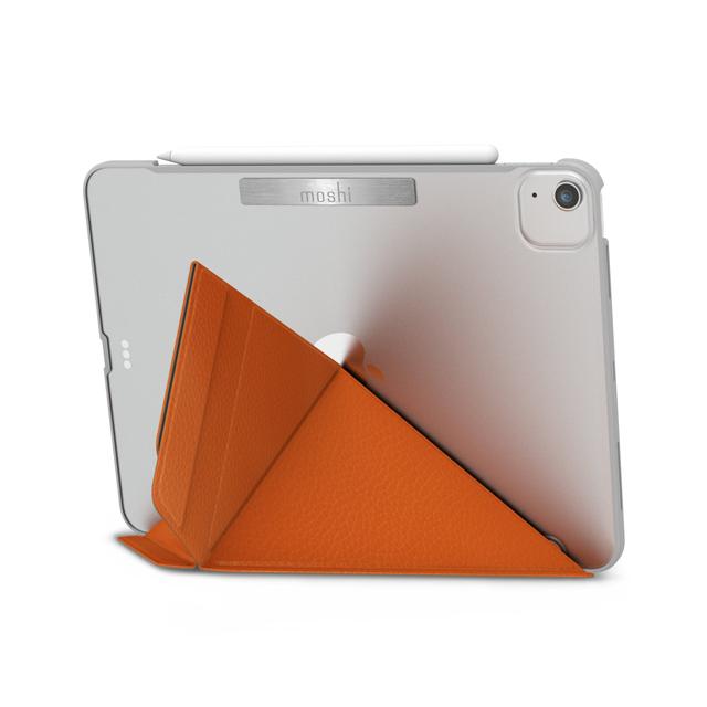 Moshi VersaCover Case for iPad Air (10.9-inch, 4th Gen)/iPad Pro (11-inch) - Premium smart & Foldable Cover - 3 Viewing Angles, Auto Sleep/Wake, Magnetic Attachment - Sienna Orange - SW1hZ2U6MzYzNDQz