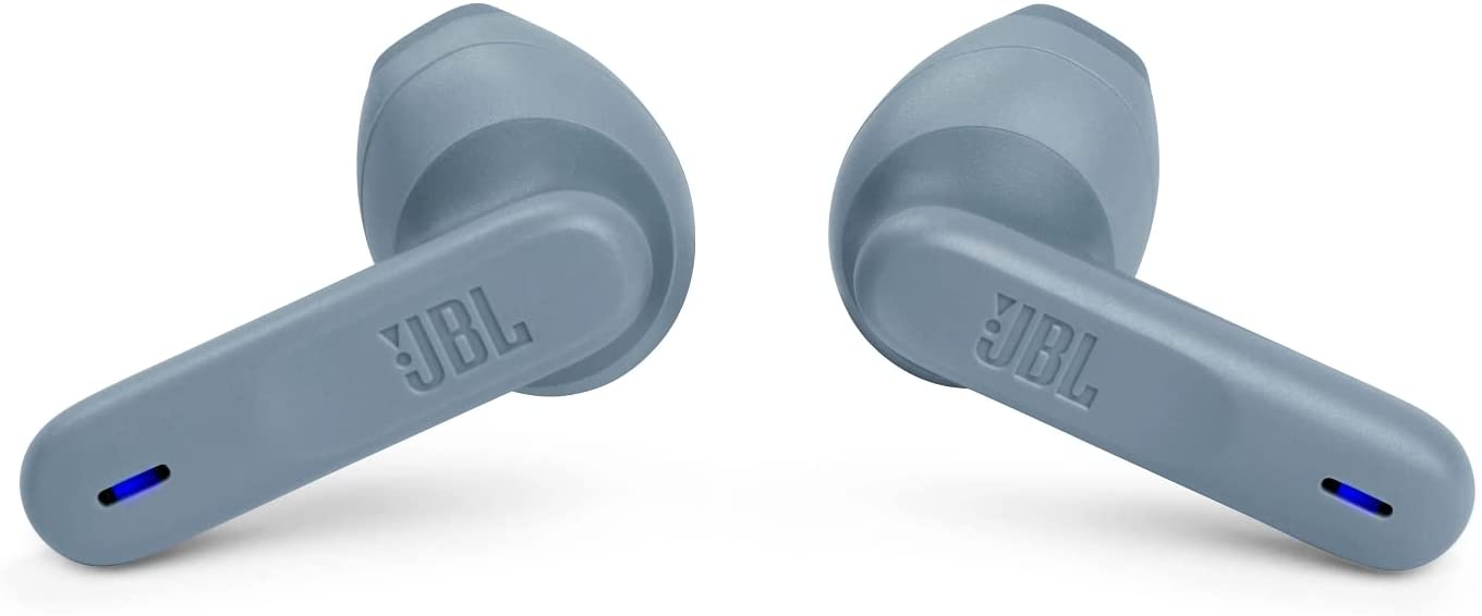 سماعات جي بي إل اللاسلكية اللون الأزرق JBL Wave 300TWS True Wireless