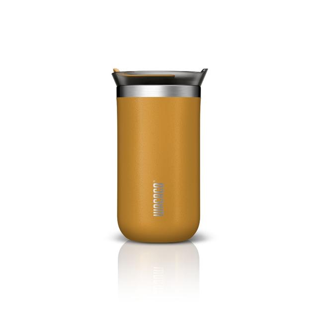 Wacaco OCTAROMA Vacuum Insulated Mug (300ml) - Double Wall Stainless Steel Vacuum Insulated Coffee Travel Mug with Leakproof Drinking Lid - Yellow - SW1hZ2U6MzYzNTAy