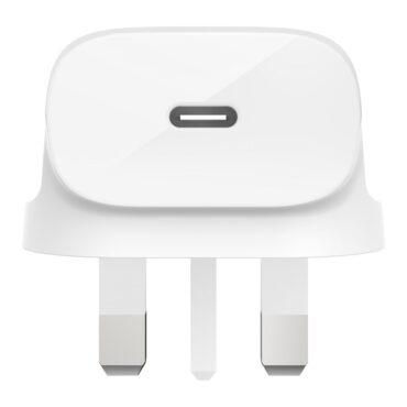 شاحن باستطاعة 20 واط - أبيض -  BOOST CHARGE 20W USB-C PD Wall Charger - for Apple iPhone 12/11 Pro Max/12/11 Pro/12 Mini/XR/XS Max/8/8 Plus, iPad & other USB-C Devices - Belkin - 2}