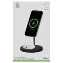 Belkin BOOST CHARGE PRO 2-IN-1 Wireless Charger Stand with MagSafe - for Apple iPhone 12 Pro Max/12 Pro/12/12 Mini & AirPods/Airpods Pro Wireless Charging Case - Black - SW1hZ2U6MzYzNTU2