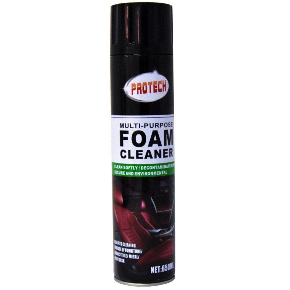 بخاخ مزيل الأوساخ متعدد الاستعمالات للسيارة Protech Foam Cleaner 650ml - 1}