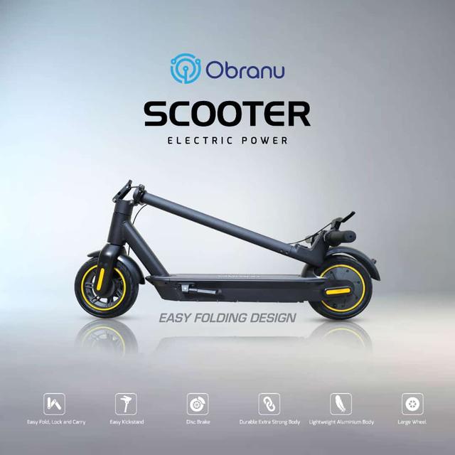 سكوتر كهربائي للكبار 25 كمس اوبرانو Obranu Scooter Electric OES-MAX - SW1hZ2U6MzU0ODk1