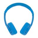 BuddyPhones ONANOFF Play Plus Wireless Bluetooth for Kids | Safe Volume w/ Study Mode 20 Hrs Battery Built-in Mic | Wired or Wireless | Adjustable Foldable for Phone, Tablet, e-learning - Cool Blue - SW1hZ2U6MzYwMDMy
