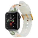 سوار ساعة ابل ابيض مزخرف Band for 38-40mm Apple Watch Compatible with Apple Watch Series 1/2/3/4/5/6/SE من Rifle Paper Co - SW1hZ2U6MzYwNTc3