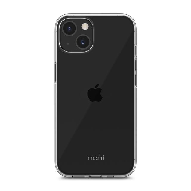 Moshi iGLAZE XT Apple iPhone 13 Case - Slim HardShell Cover, Drop Protection, Durable Hybrid Construction w/ Snapto System, Wireless Pass-Through Charging Compatible - Clear - SW1hZ2U6MzYxMDY5