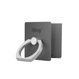 خاتم و ستاند موبايل فضي   iRing - Link Phone Holder Wireless Chargers Compatible
