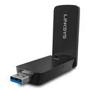 Linksys WUSB6400M Wireless USB Adapter - AC1200 Dual Band MU-MIMO WiFi USB 3.0 Adapter, for Home/Office Use, Compatible w/ any computer with USB-A port - SW1hZ2U6MzYzNTEz