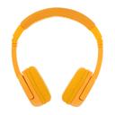 BuddyPhones ONANOFF Play Plus Wireless Bluetooth for Kids | Safe Volume w/ Study Mode 20 Hrs Battery Built-in Mic | Wired or Wireless | Adjustable Foldable for Phone, Tablet, e-Learning - Sun Yellow - SW1hZ2U6MzU5OTU0