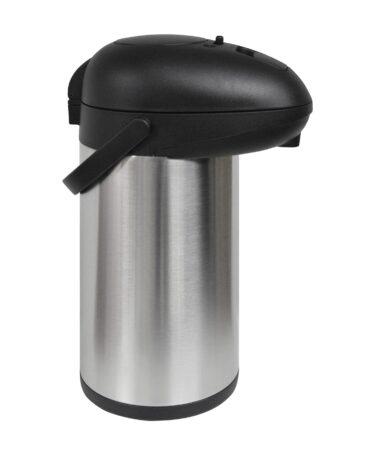 ترمس شاي ( حافظة حرارة ) 4 لتر - فضي Royalford - Double Wall Stainless Steel Airpot Flask - 1}