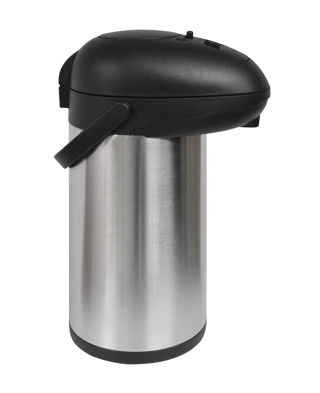 ترمس شاي ( حافظة حرارة ) 4 لتر - فضي Royalford - Double Wall Stainless Steel Airpot Flask