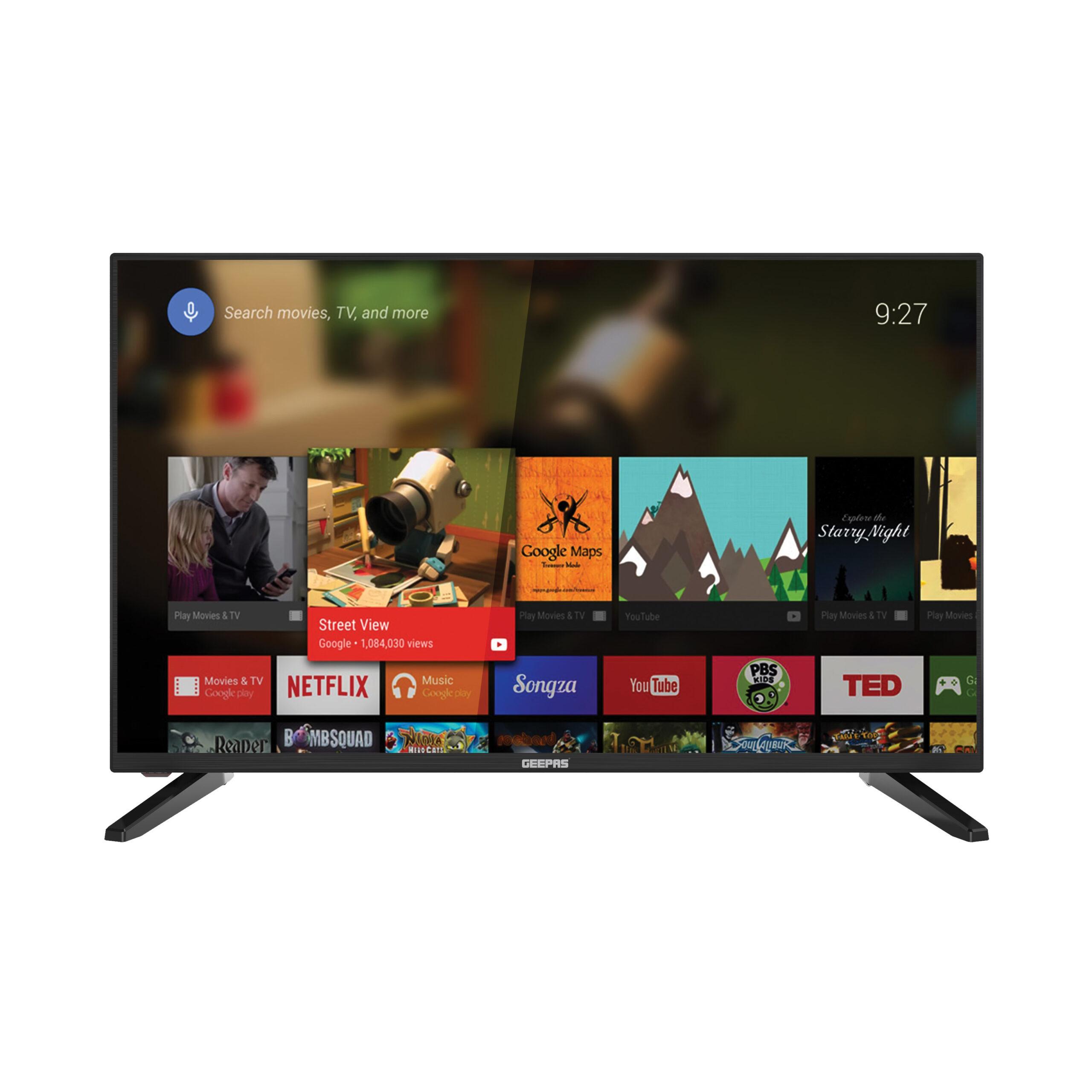 شاشة تلفزيون اندرويد سمارت 32 بوصة Geepas Android Smart TV 32 inch - cG9zdDo0NTg4NDk=