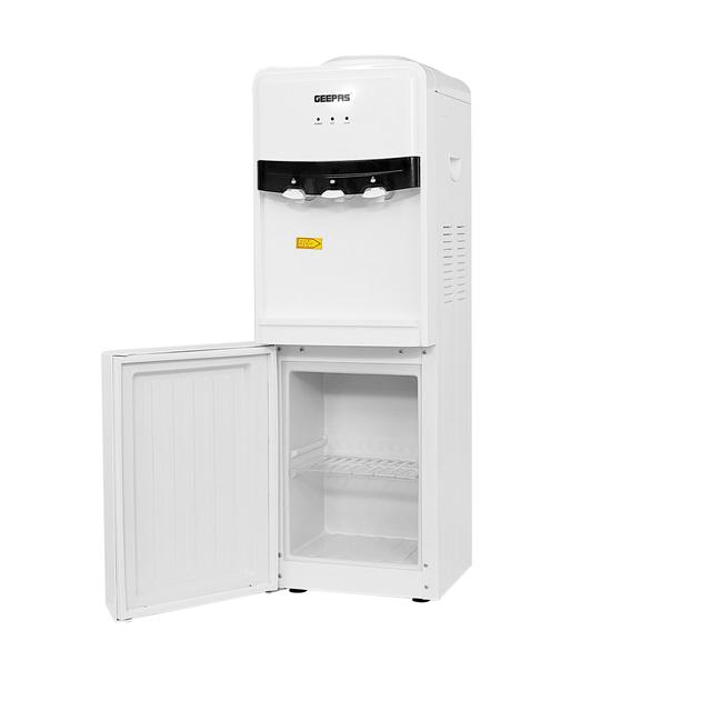 مبرد مياه كهربائي بقوة 500 واط Hot & Cold Water Dispenser With Cabinet - Geepas - SW1hZ2U6NDYwNDY2