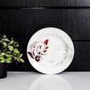 صحن تقديم عميق ميلامين 10 بوصة Royalford - 10" Deep Dinner Plate, Melamine Ware , Plate with Elegant Floral Design - SW1hZ2U6NDY2Mzkx