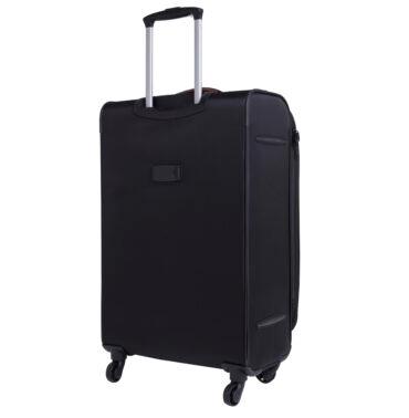 طقم حقائب سفر 3 حقائب مادة البوليستر بعجلات دوارة (20 ، 24 ، 28) بوصة أسود PARA JOHN – Travel Luggage Suitcase, Set of 3 – Trolley Bag, Carry On Hand Cabin Luggage Bag