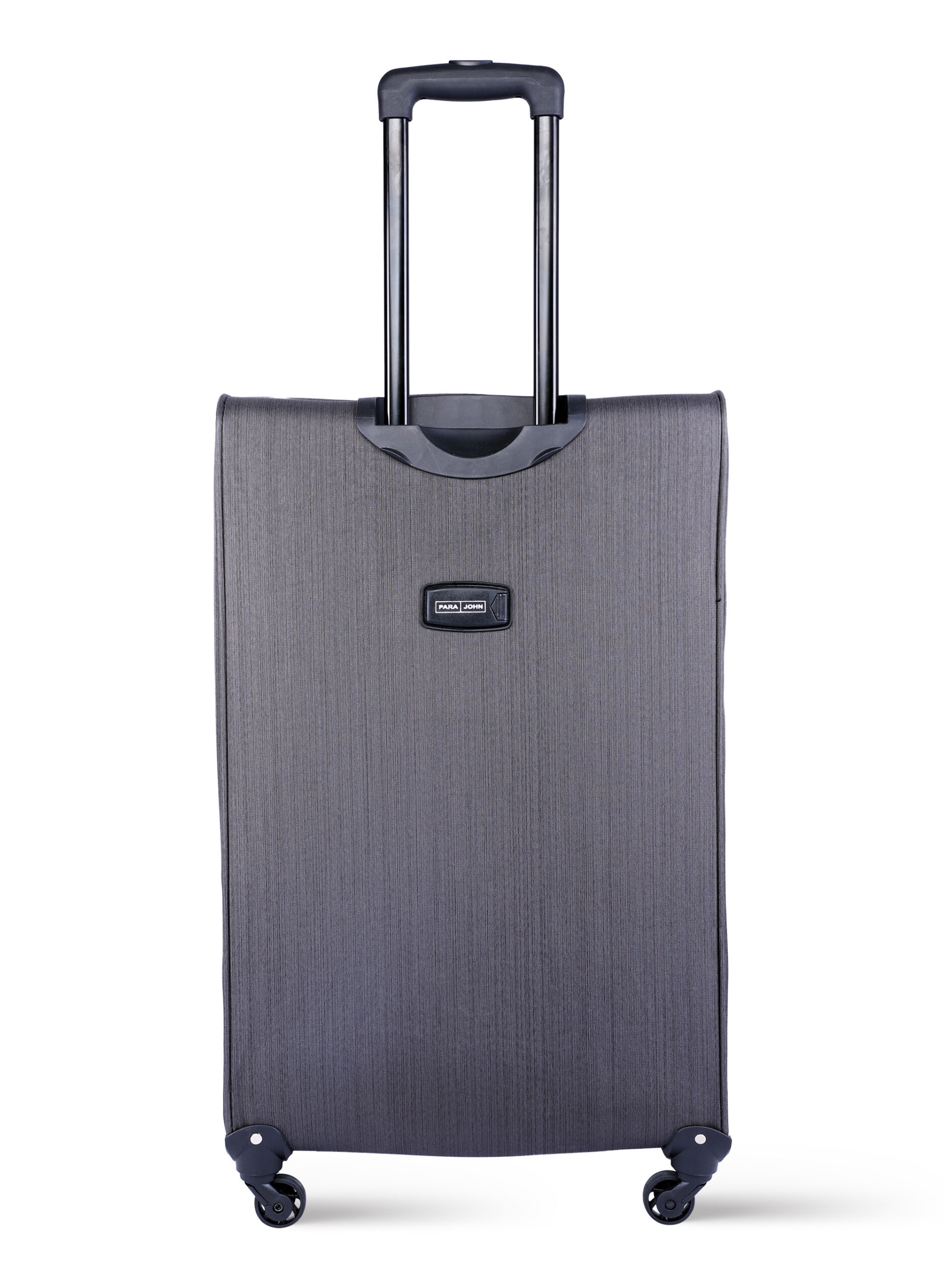 طقم حقائب سفر 3 حقائب مادة النايلون بعجلات دوارة (20 ، 24 ، 28) بوصة رمادي PARA JOHN - Travel Luggage Suitcase, Set of 3 - Trolley Bag, Carry On Hand Cabin Luggage Bag - Lightweight (20 ، 24 ، 28) inch