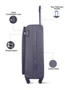 طقم حقائب سفر 3 حقائب مادة النايلون بعجلات دوارة (20 ، 24 ، 28) بوصة رمادي PARA JOHN - Travel Luggage Suitcase, Set of 3 - Trolley Bag, Carry On Hand Cabin Luggage Bag - Lightweight (20 ، 24 ، 28) inch - SW1hZ2U6NDM3ODQ4