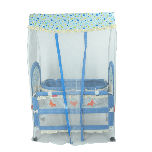 سرير للأطفال مع ناموسية Baby Crib - Height Adjustable - Mosquito Net For Bassinet And Cot - Baby Plus - SW1hZ2U6NDQzOTEz