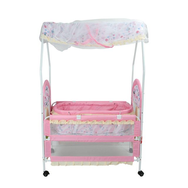 Baby Plus Baby Bed - Baby Crib - Height Adjustable - Mosquito Net For Bassinet And Cot - Optimal - SW1hZ2U6NDQzOTIw
