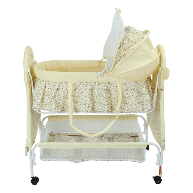 سرير للأطفال مع ناموسية سكري Baby Cradle With Swing Function And Mosquito Net - Baby Plus - SW1hZ2U6NDQzODQ1