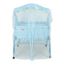سرير للأطفال أزرق Baby Cradle With Swing Function And - Baby Plus - SW1hZ2U6NDQzODgx