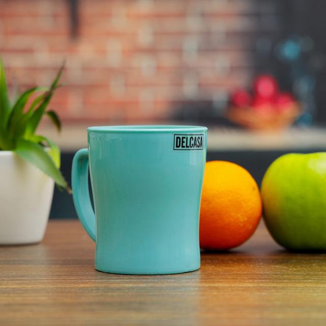 Delcasa Plastic Cup, 400ml Capacity, DC2290 | 100% Food Grade Material | Multi-Use Plastic Coffee Mugs/ Tea Cups/ Cappuccino Cups/ Espresso Cup with Handle - SW1hZ2U6NDQ4NTk4