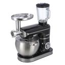 Geepas Multi-Function Kitchen Machine, GSM43045 | 8.5L Stainless Steel Bowl With Lid | 1.5L Glass Blender Jar | Meat Grinder | 6 Speed Control | Kitchen Electric Mixer With Dough Hook, Whisk, Beater - SW1hZ2U6NDU1MjY3