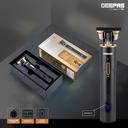 Geepas 3-In-1 Grooming Kit, Rechargeable Trimmer, T-Blade, Nose Trimmer And Carver Blade 1300mah Lithium Battery 180 Minutes Working Time - SW1hZ2U6NDM4NTk2