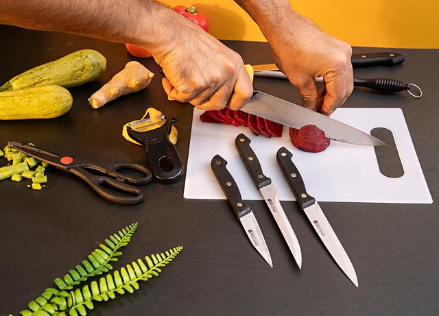 مجموعة سكاكين المطبخ Kitchen Tool Set - Royalford - SW1hZ2U6NDU4Nzk0