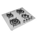 Krypton 2-in-1 Built-in Gas Hob, 4 Burners, KNGC6320 | Stainless Steel Top, Sabaf Burner & Cast Iron Pan Support | Low Gas Consumption | Pulse Ignition System - SW1hZ2U6NDQ5MTE0