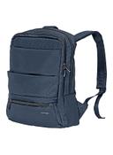 حقيبة ظهر للابتوب وأغراضك الشخصية مقاس 15.6 إنش أزرق | Retro Styled Protective Laptop Backpack - SW1hZ2U6NTEyMTk2