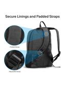 شنطة ظهر بوليستر متعددة الإستخدامات أسود Water-Resistant Travel Backpack - promate - SW1hZ2U6NTEzMjg4