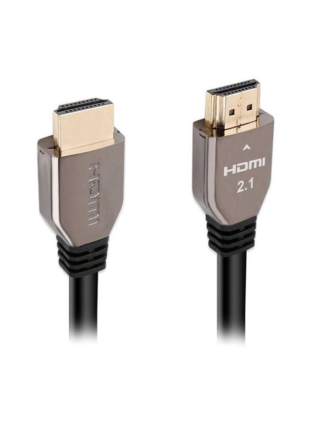 كابل HDMI 8K بطول 2 متر أسود Promate - 8K HDMI Cable, Ultra High-Speed HDMI Black - SW1hZ2U6NTE1NjEy