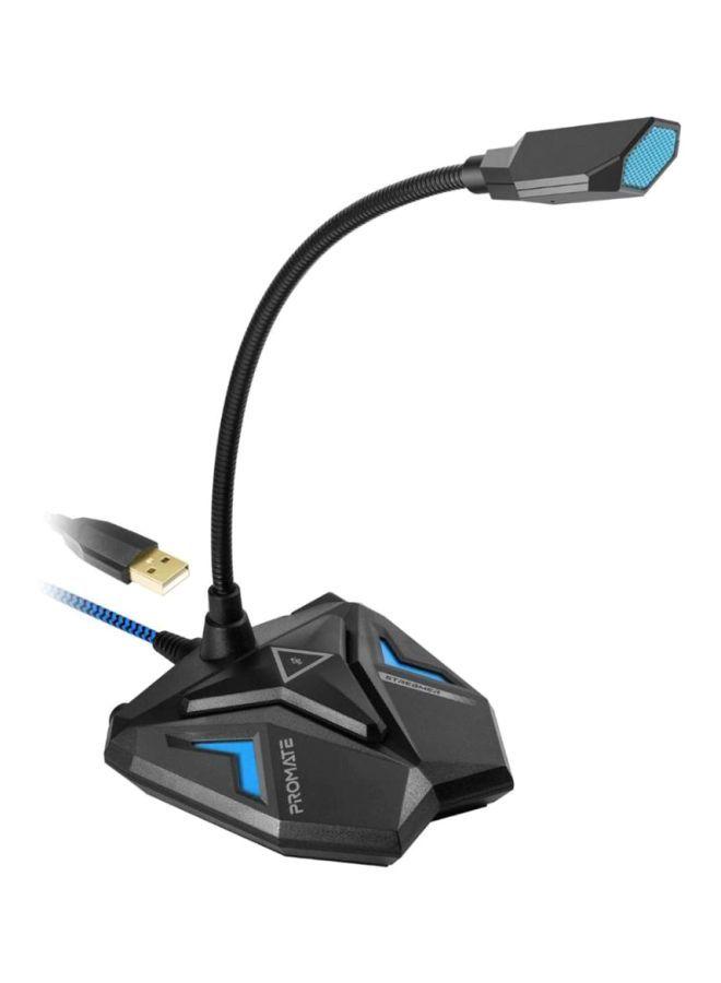 مايكروفون سلكي للألعاب ذو جودة صوتية عالية أزرق | USB Gaming Microphone