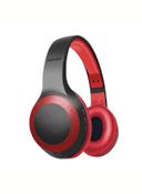 سماعات بلوتوث أحمر Heavy Bass Over-Ear Bluetooth Headphones - Promate - SW1hZ2U6NTEyMDY3
