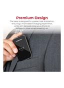promate Ultra-Slim Mettalic Qi-Certified 15W Fast Wireless Charging Pad For iPhone 12 Pro/AirPods Pro/Galaxy S21 Black - SW1hZ2U6NTE1NjAz