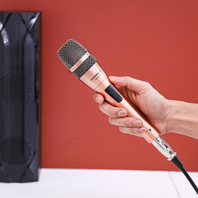 Olsenmark Microphone with Metal Capsule Body, OMMP1271 - Handheld Mic for Karaoke Singing, Speech, Wedding, Stage and Outdoor Activity - SW1hZ2U6NDQ5MzY1