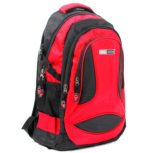 شنطة ظهر متعددة الإستخدامات قياس 18 بوصة لون أحمر Backpack For School, Travel & Work, 18'' Unisex Adults' Backpack Multi-Function - PARA JOHN - SW1hZ2U6NDU1MDU5